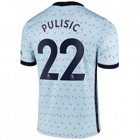 Billiga Fotbollströjor Chelsea Christian Pulisic 22 Borta tröja 2020/21 Kortärmad